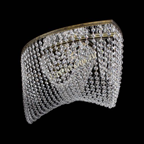 Люстра Хрустальная Волна под бронзу в Кирове Гусь Хрустальный