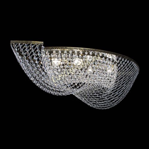 Люстра Хрустальная Волна под бронзу в Кирове Гусь Хрустальный