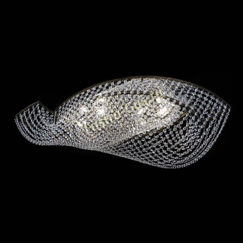 Люстра Хрустальная Волна под бронзу в Кирове Гусь Хрустальный