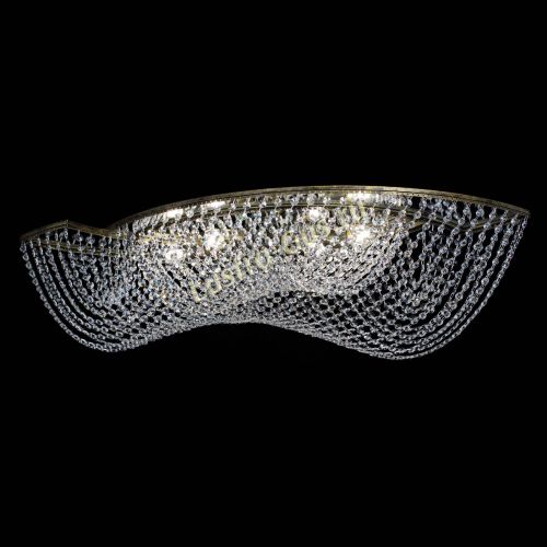 Люстра Хрустальная Волна под бронзу в Кирове Гусь Хрустальный