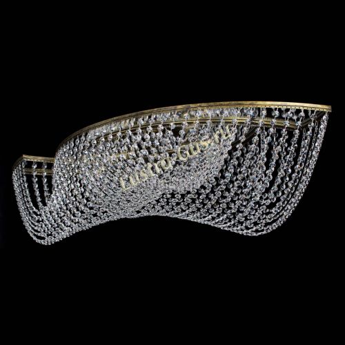 Люстра Хрустальная Волна под бронзу в Кирове Гусь Хрустальный