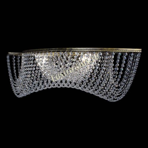 Люстра Хрустальная Волна под бронзу в Кирове Гусь Хрустальный