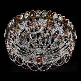 Люстра Хрустальный Каскад Ажур под бронзу Чайная в Кирове