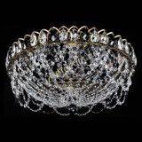 Люстра Хрустальный Каскад Ажур под бронзу Черная в Кирове