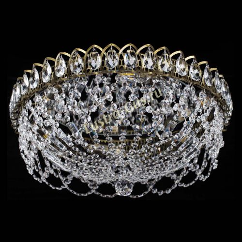 Люстра Хрустальный Каскад Ажур под бронзу в Кирове Гусь Хрустальный