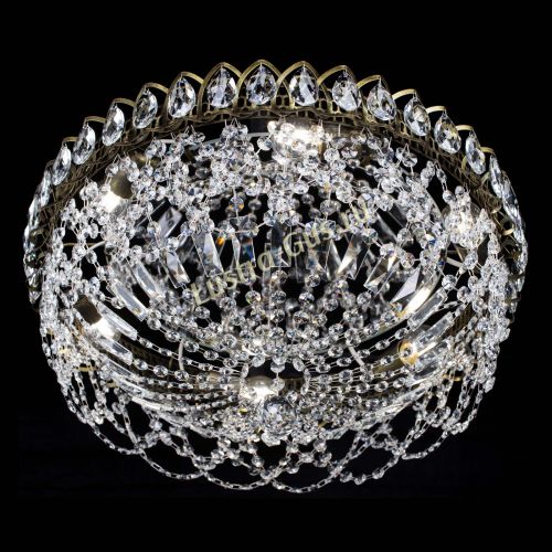 Люстра Хрустальный Каскад Ажур под бронзу в Кирове Гусь Хрустальный