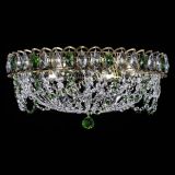 Люстра Хрустальный Каскад Ажур под бронзу Зеленая в Кирове