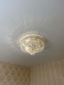 Люстра Хрустальный Каскад Перо в Кирове отзыв и фото покупателя