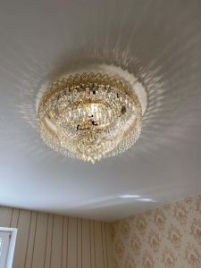 Люстра Хрустальный Каскад Перо в Кирове отзыв и фото покупателя