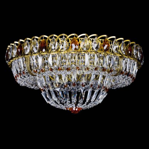 Люстра Кольцо Классика Пластинка чайная под бронзу в Кирове Гусь Хрустальный