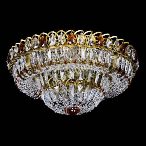 Люстра Кольцо Классика Пластинка чайная под бронзу в Кирове Гусь Хрустальный