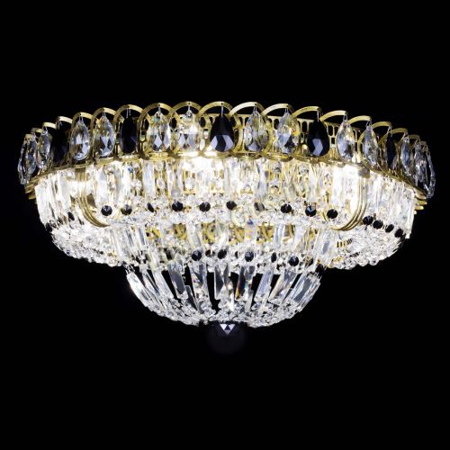 Люстра Кольцо Классика Пластинка черная под бронзу в Кирове Гусь Хрустальный