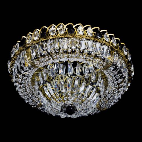 Люстра Кольцо Классика Пластинка черная под бронзу в Кирове Гусь Хрустальный