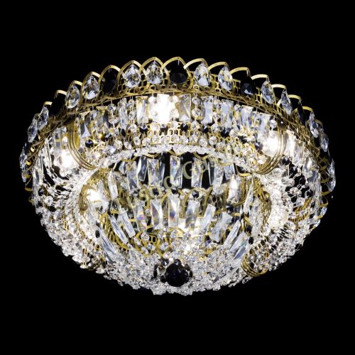 Люстра Кольцо Классика Пластинка черная под бронзу в Кирове Гусь Хрустальный