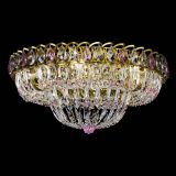 Люстра Кольцо Классика Пластинка розовая под бронзу в Кирове