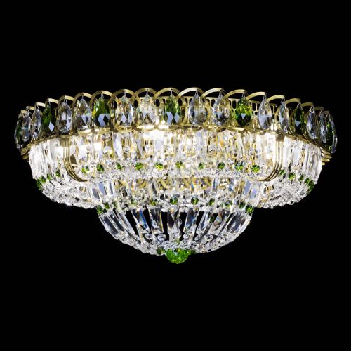 Люстра Кольцо Классика Пластинка зеленая под бронзу в Кирове Гусь Хрустальный