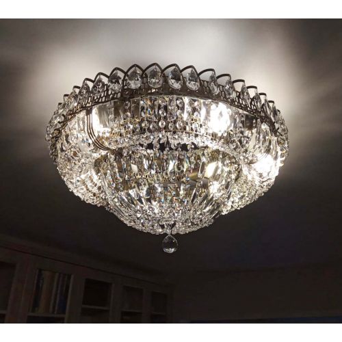 Люстра Кольцо Классика Пластинка под бронзу в Кирове Гусь Хрустальный