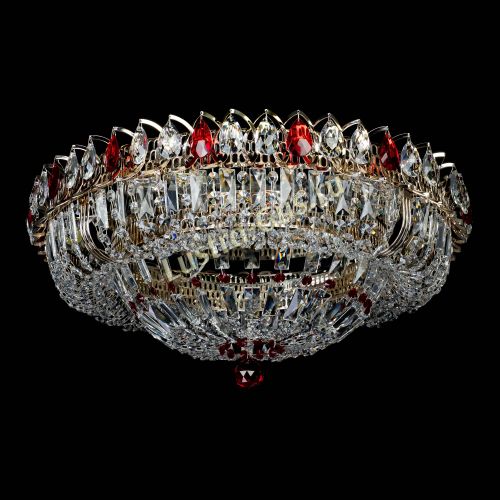 Люстра Кольцо Классика Пластинка красная в Кирове Гусь Хрустальный