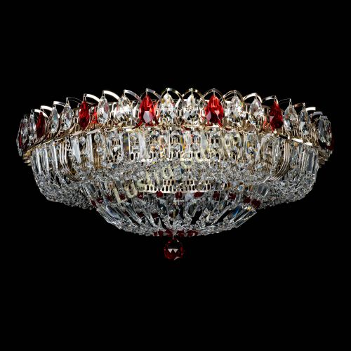 Люстра Кольцо Классика Пластинка красная в Кирове Гусь Хрустальный
