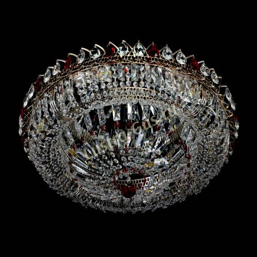 Люстра Кольцо Классика Пластинка красная в Кирове Гусь Хрустальный