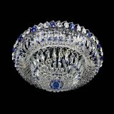 Люстра Кольцо Пластинка 600 мм синяя в Кирове