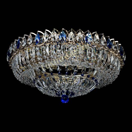 Люстра Кольцо Классика Пластинка синяя в Кирове Гусь Хрустальный