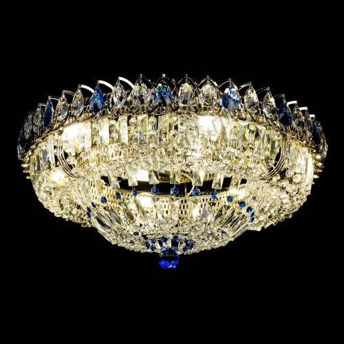 Люстра Кольцо Классика Пластинка синяя в Кирове Гусь Хрустальный