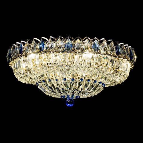 Люстра Кольцо Классика Пластинка синяя в Кирове Гусь Хрустальный