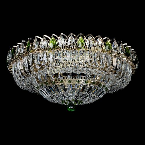 Люстра Кольцо Классика Пластинка зеленая в Кирове Гусь Хрустальный