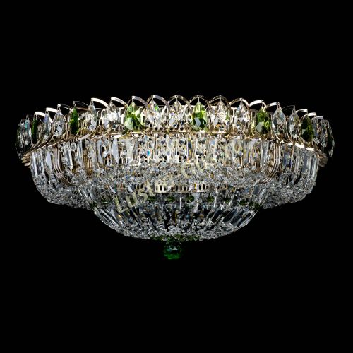 Люстра Кольцо Классика Пластинка зеленая в Кирове Гусь Хрустальный