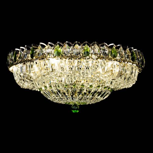 Люстра Кольцо Классика Пластинка зеленая в Кирове Гусь Хрустальный