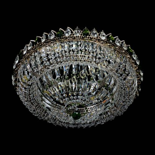 Люстра Кольцо Классика Пластинка зеленая в Кирове Гусь Хрустальный
