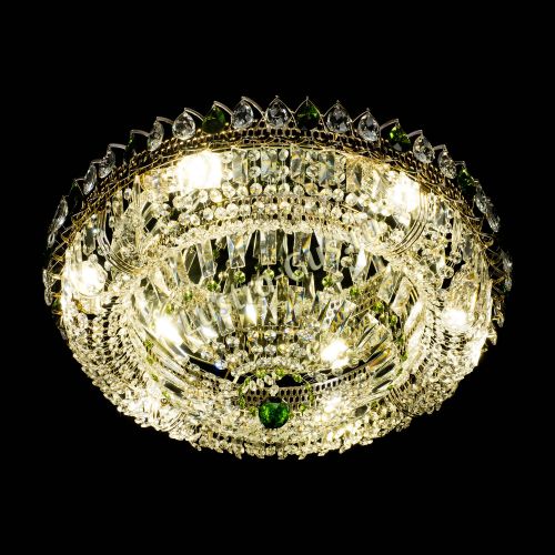 Люстра Кольцо Классика Пластинка зеленая в Кирове Гусь Хрустальный