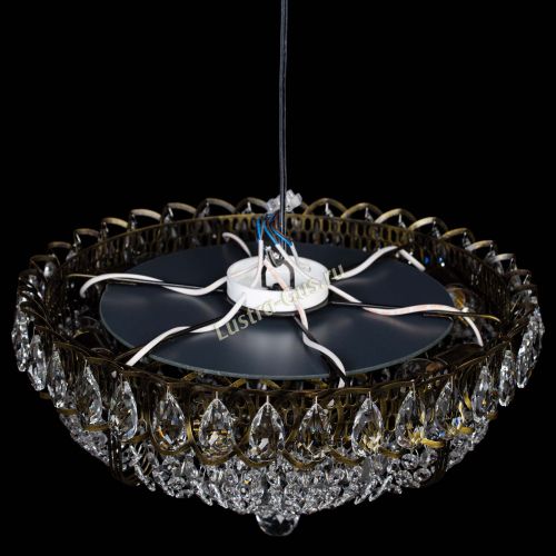 Люстра Кольцо Классика под бронзу 6 ламп в Кирове Гусь Хрустальный