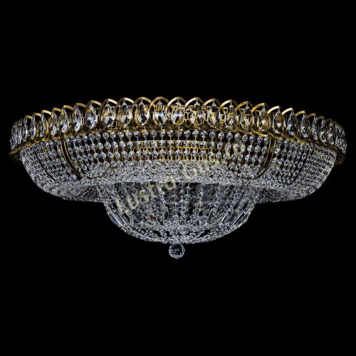 Люстра Кольцо Классика 10 ламп под бронзу в Кирове Гусь Хрустальный