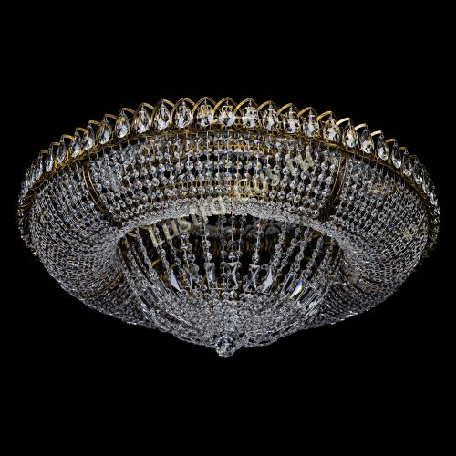 Люстра Кольцо Классика 10 ламп под бронзу в Кирове Гусь Хрустальный