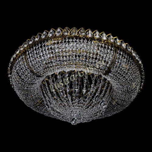 Люстра Кольцо Классика 10 ламп под бронзу в Кирове Гусь Хрустальный