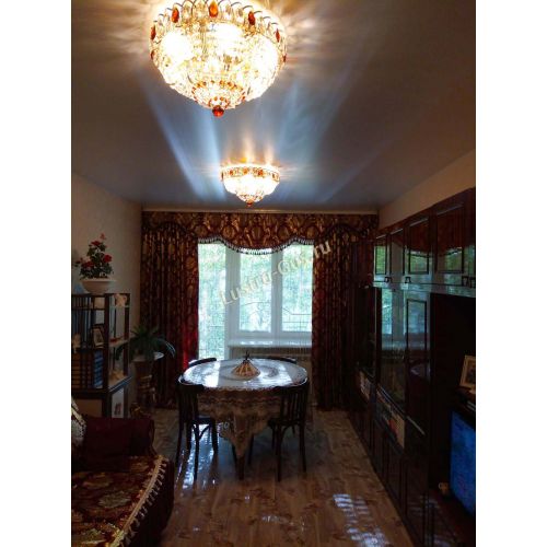 Люстра Кольцо Классика чайная в Кирове Гусь Хрустальный