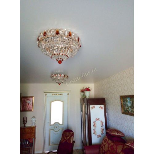 Люстра Кольцо Классика чайная в Кирове Гусь Хрустальный