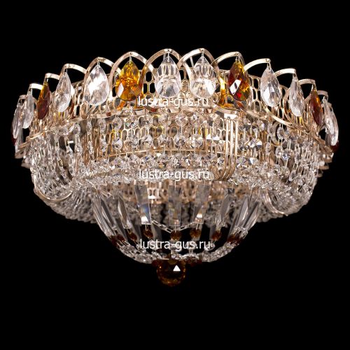 Люстра Кольцо Классика цветная в Кирове Гусь Хрустальный