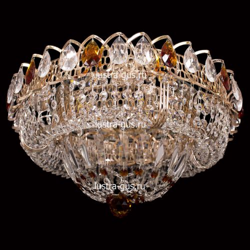 Люстра Кольцо Классика цветная в Кирове Гусь Хрустальный