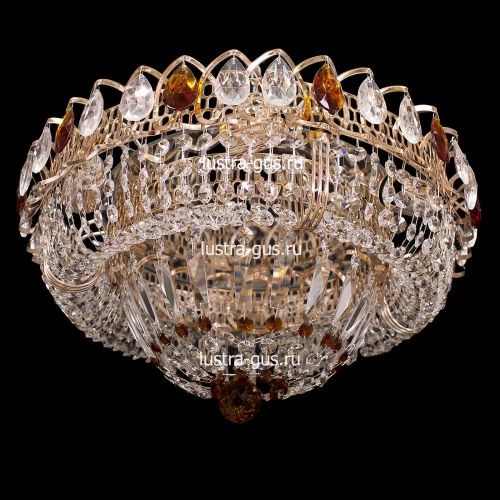 Люстра Кольцо Классика цветная в Кирове Гусь Хрустальный