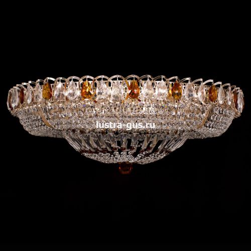 Люстра Кольцо Классика цветная в Кирове Гусь Хрустальный