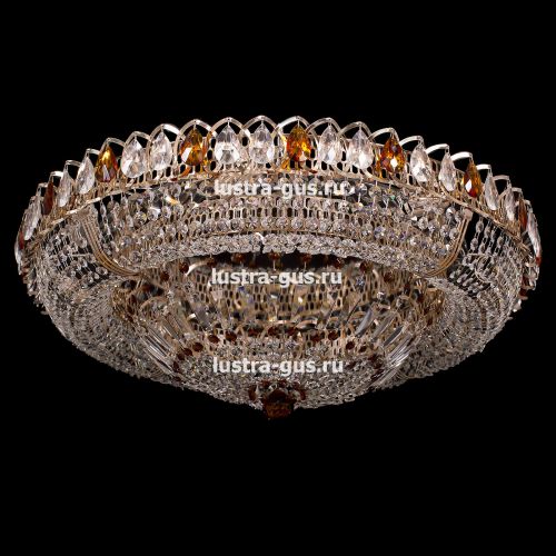 Люстра Кольцо Классика цветная в Кирове Гусь Хрустальный