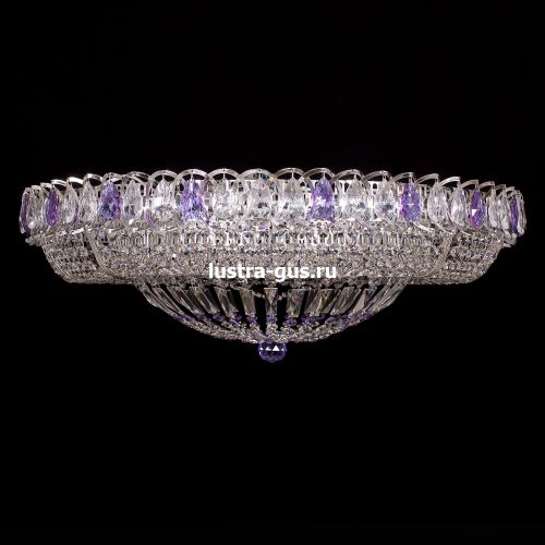 Люстра Кольцо Классика фиолетовая в Кирове Гусь Хрустальный