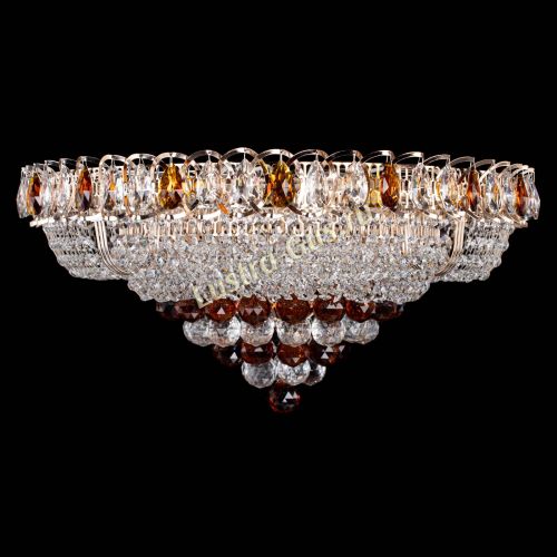 Люстра Кольцо пирамида шар 40 мм чайный в Кирове Гусь Хрустальный