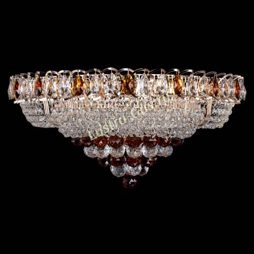 Люстра Кольцо пирамида шар 40 мм чайный в Кирове Гусь Хрустальный