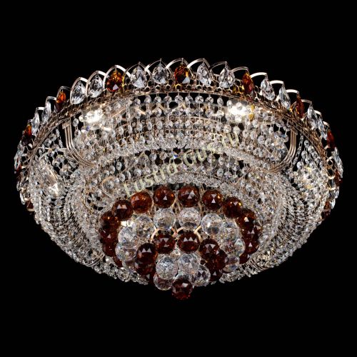 Люстра Кольцо пирамида шар 40 мм чайный в Кирове Гусь Хрустальный