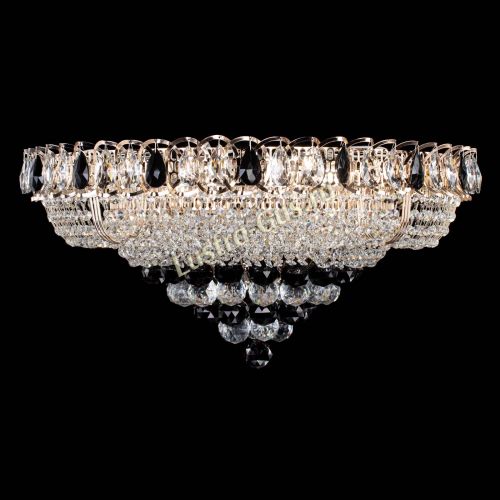 Люстра Кольцо пирамида шар 40 мм черная в Кирове Гусь Хрустальный