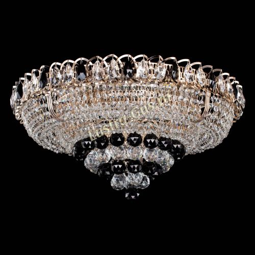 Люстра Кольцо пирамида шар 40 мм черная в Кирове Гусь Хрустальный